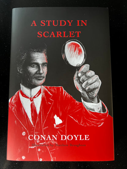 Classic book A Study in Scarlet Dust jacket cover