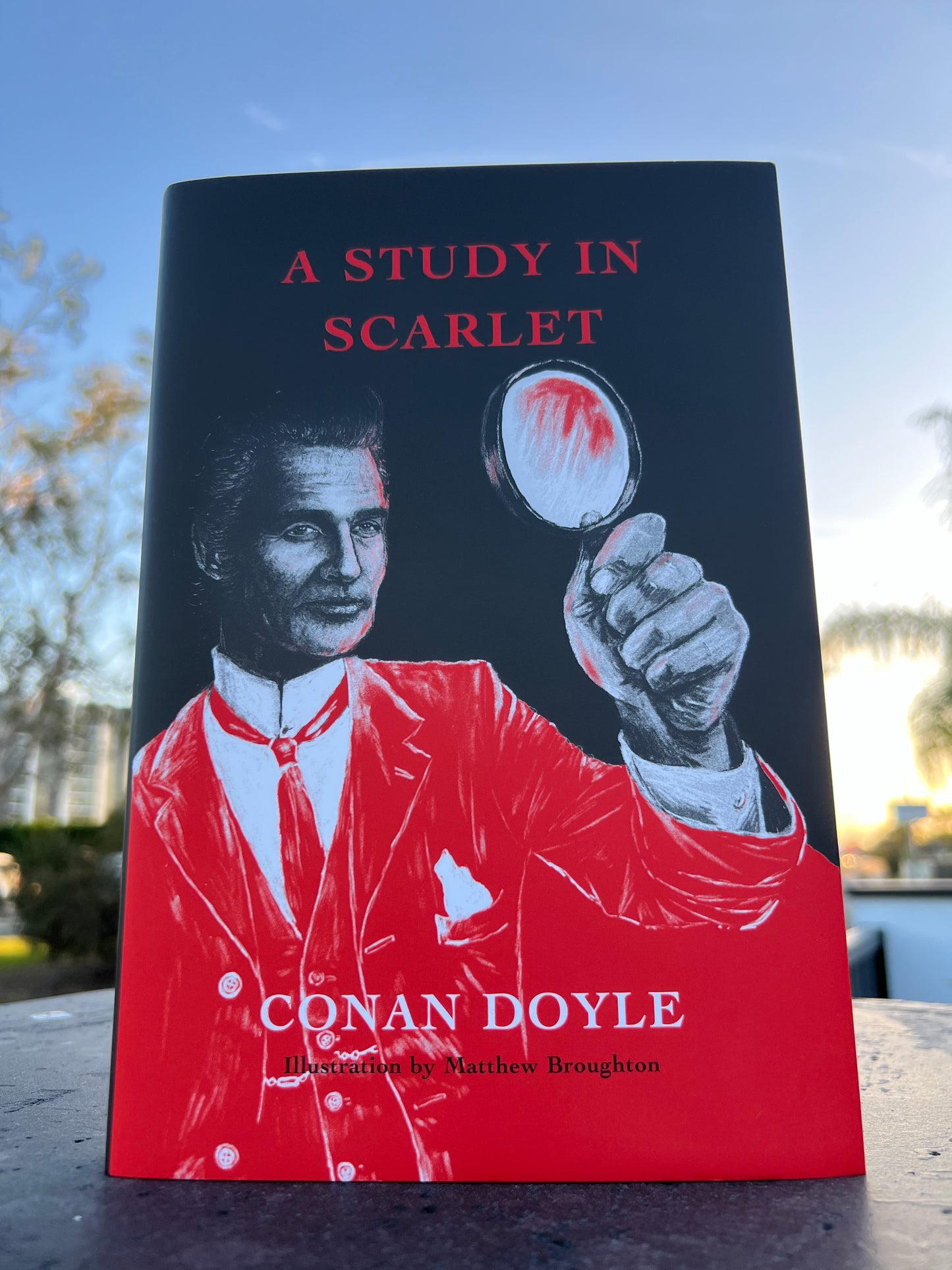 classic book A Study in Scarlet dust jacket cover